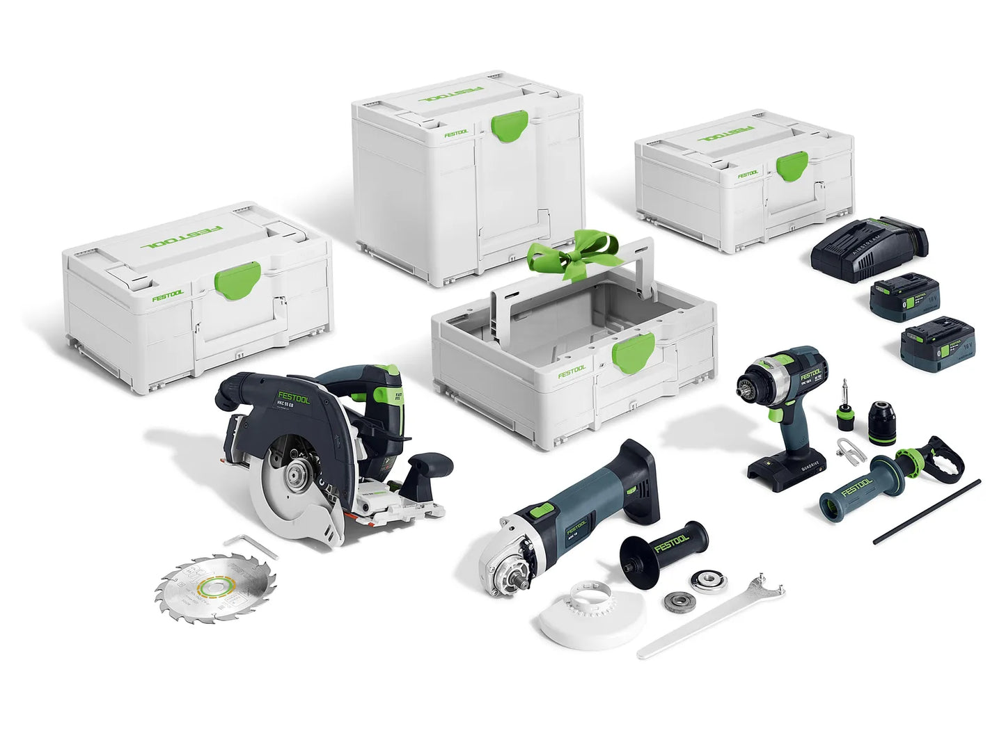 Tool set Festool HKC 55/TPC 18/AGC 18/TB M 137