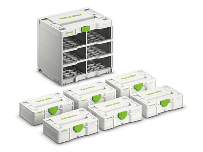 Storage system for Systainer Festool SYS3-RK/6 M 337-Set