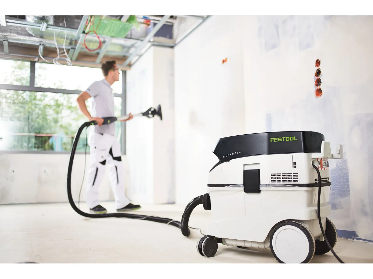 Ponceuse murale longue portée Festool PLANEX LHS-E 225 EQ-CB